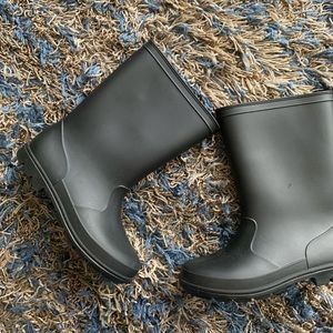 Black Rain Boots